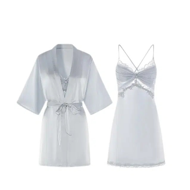 潞优野 带胸垫纯欲风舒适亲肤睡衣套装 女款