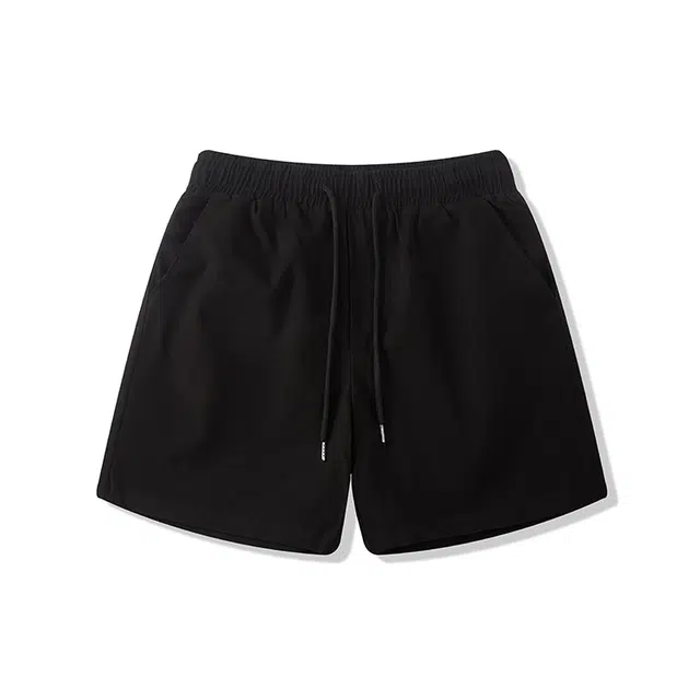 我是大卫 薄款百搭宽松直筒五分裤休闲短裤 男款