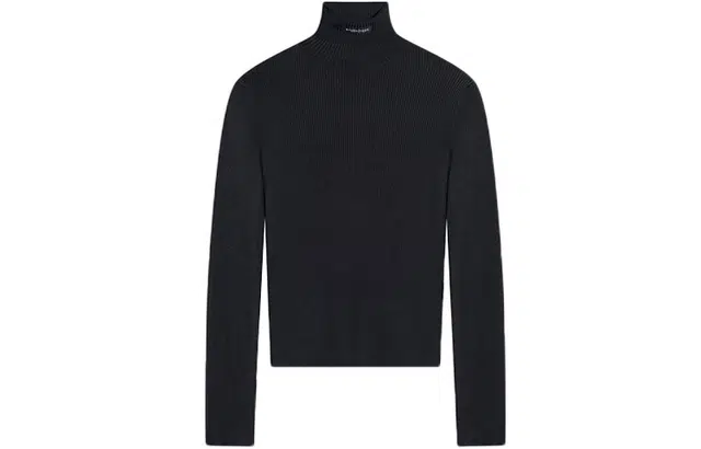 Balenciaga FW21 Black Turtleneck Sweater