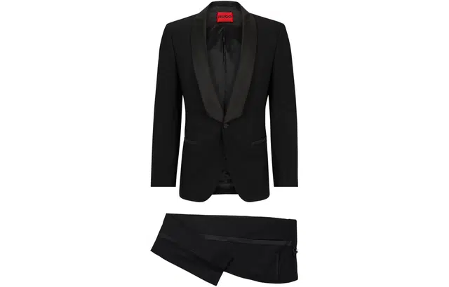 HUGO BOSS Slim-Fit Evening Suit In Stretch Twill