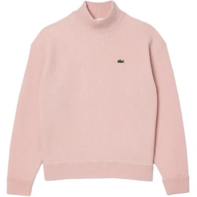 Lacoste High Neck Sweater Light Pink