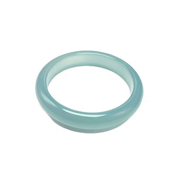 【诸事顺遂&冰透青蓝】 兰慕茵诺 新中式国风库里蓝美人镯 复古轻奢清冷感玉镯 汉服旗袍远山黛气质显白 聚福转运#好运天然 玉髓 手镯 女款