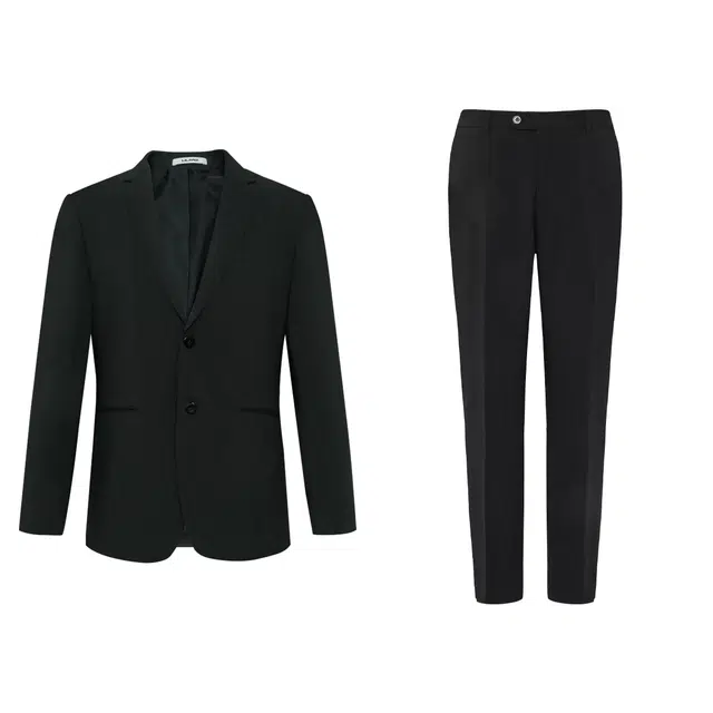 利郎 商务休闲纯色单排扣西装套装 男款