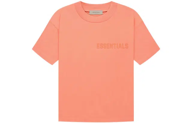 Fear of God Essentials FW22 Womens SS Tee Coral T