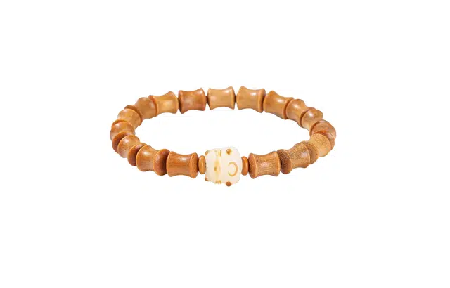 迎百宝 节节高升 可爱招财猫  白玉菩提 新中式国风竹节猫咪 万事顺遂学业事业上岸转运珠盘玩 精致时尚文艺复古百搭手串 男女同款情侣款