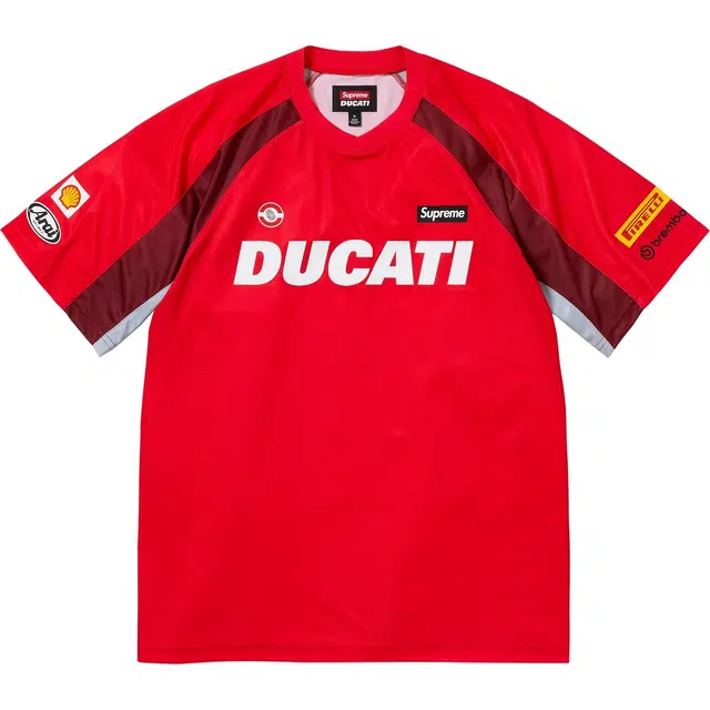 Supreme x DUCATI Soccer Jersey