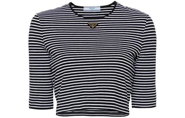Prada Striped Crewneck Pullover SS24