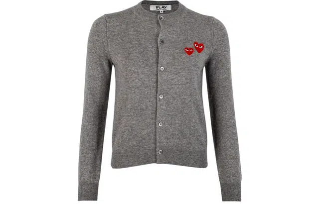 CDG Play Cardigan Grey