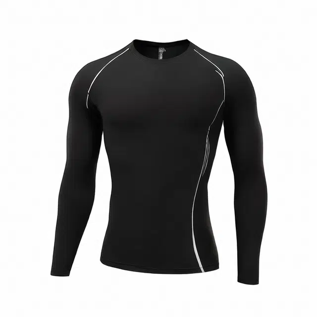 浪莎 跑步装备速干保暖篮球晨跑训练健身衣 男款