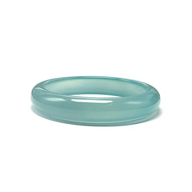 【诸事顺遂&冰透青蓝】 兰慕茵诺 新中式国风库里蓝美人镯 复古轻奢清冷感玉镯 汉服旗袍远山黛气质显白 聚福转运#好运天然 玉髓 手镯 女款