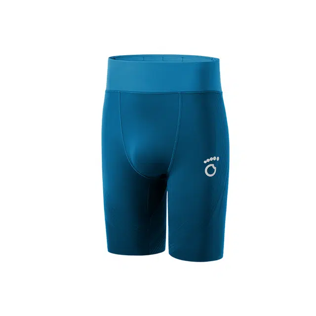 马孔多 吸湿速干智压支撑五分运动短裤 男款