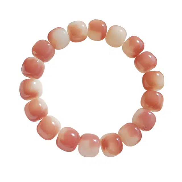 静范 国风渐变转运招桃花文玩手饰 一研为定绕指柔串珠链 考神附体考研上岸 小众设计款 日常百搭#好运 菩提根 手串 男女同款情侣款