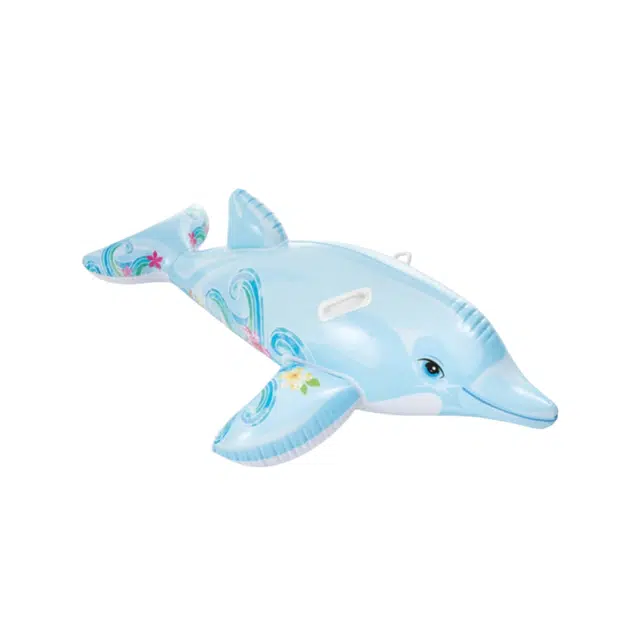 咕轹 小海豚座骑 水上充气动物坐骑 玩具