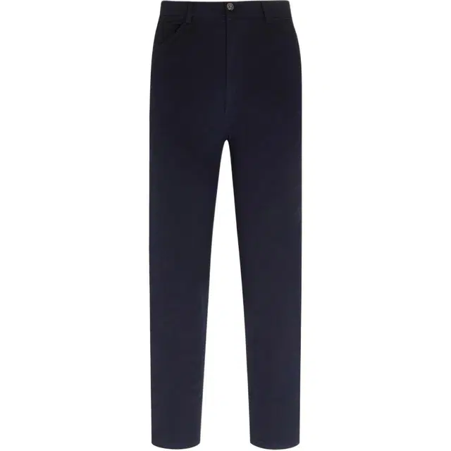 佛朗尼·齐拉 纯色拉链直筒商务通勤百搭休闲裤 男款 深藏青