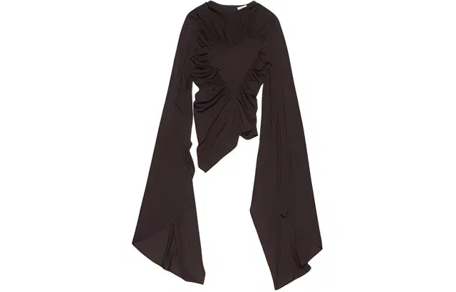Acne Studios SS24 Asymmetric Draped Top T