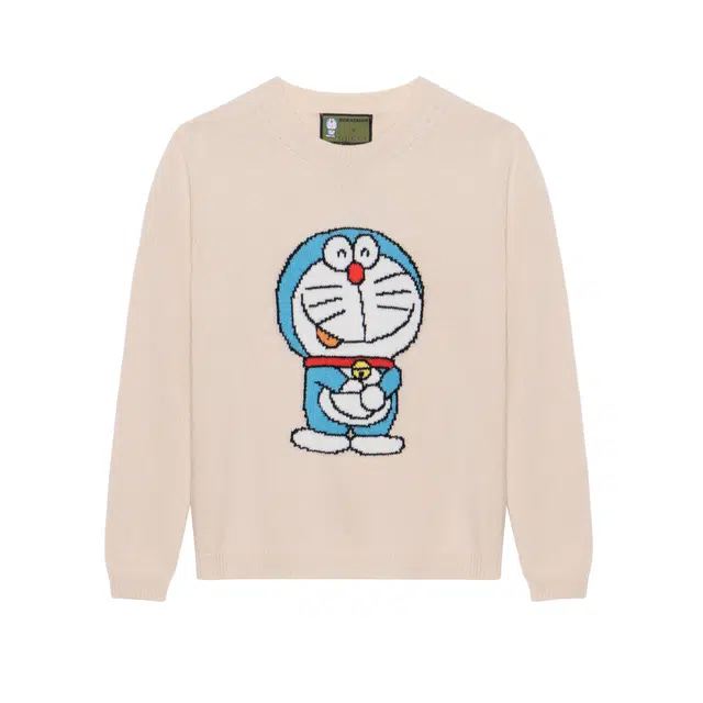 Gucci x Doraemon Wool Sweater Ivory