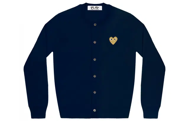 CDG Play Cardigan Navy
