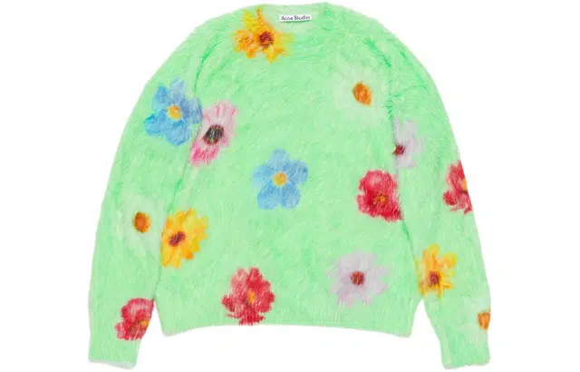Acne Studios Printed Fluffy Jumper