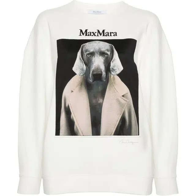 MaxMara x William Wegman Bacco Logo