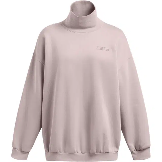 Under Armour Icon Fleece Oversized Mock Crew