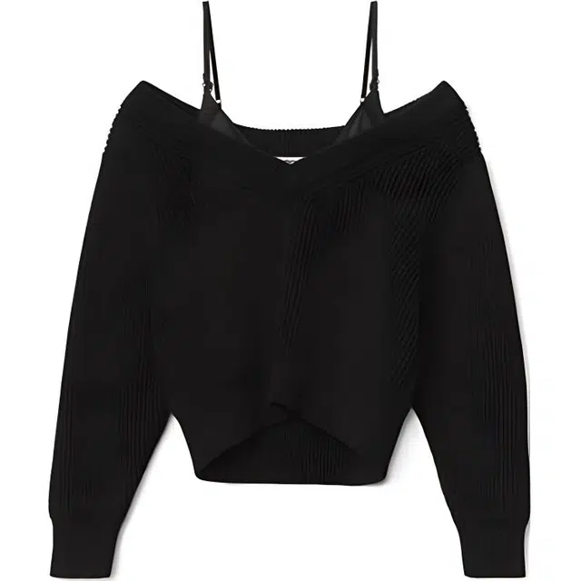 Alexander Wang FW22 Black Knit Top
