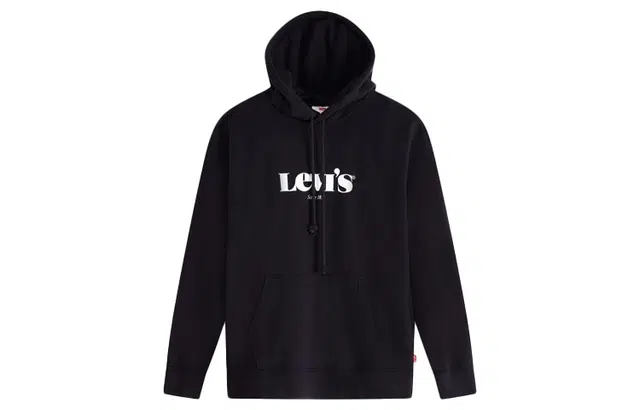 Levis Logo Hoodie Black
