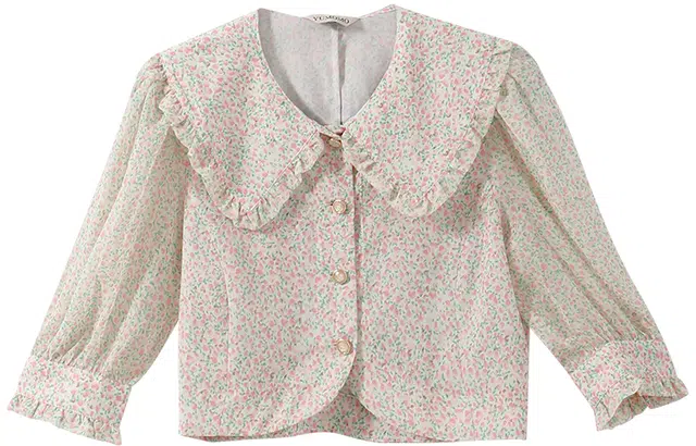 YUMOMO STAR Vintage Puff Sleeve Shirt