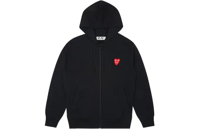 CDG Play Hoodie Black