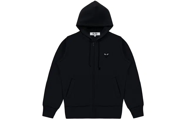 CDG Play Black Heart Logo Hoodie