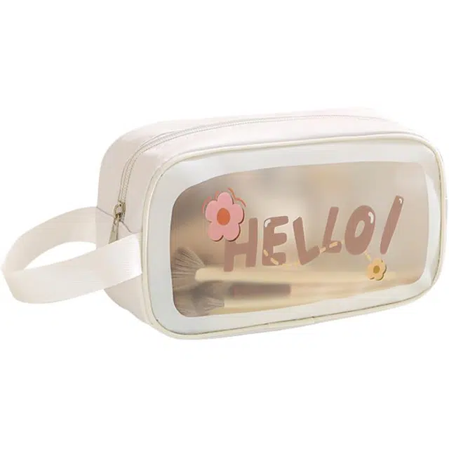帘香客 洗漱用品收纳包可爱手提式防水化妆包便携洗漱包旅行收纳 洗漱包