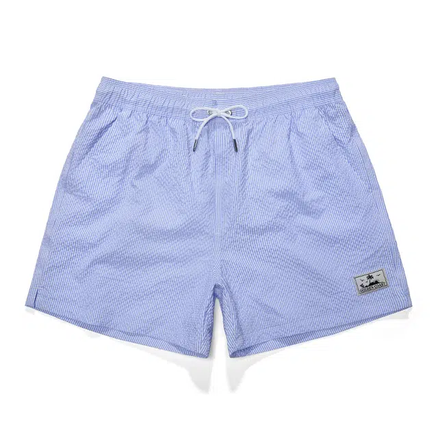 盖浪 条纹中腰宽松系带速干休闲短裤 男款 花色