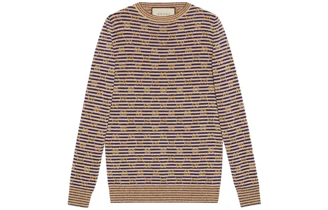 Gucci SS21 Striped Logo Sweater