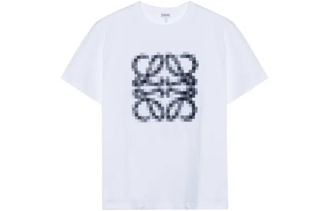 LOEWE SS23 Pixel Anagram-embroidered LogoT