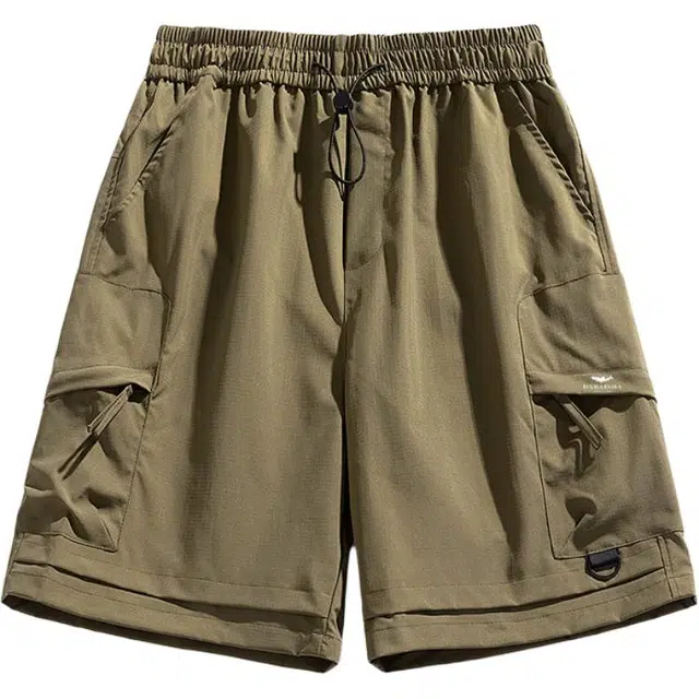 大白鲨 潮牌五分加大户外多口袋高品质休闲短裤 男款