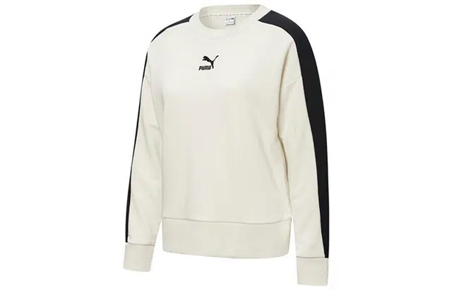 PUMA Classics T7 Crew Regular Fit logo