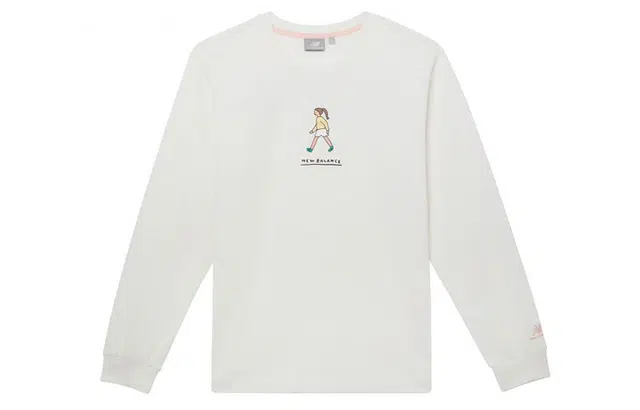 New Balance x zero per zero Printed Crewneck Sweatshirt White