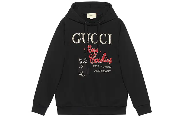 GUCCI Mad Cookies Hoodie Black