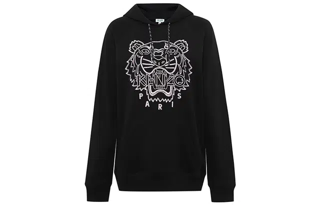 KENZO Tiger Head Hoodie Black