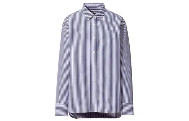 UNIQLO Jil Sander +J Striped Shirt Blue