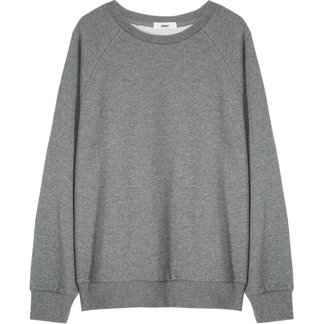 【dme】 纯色圆领宽松套头卫衣 女款 深麻灰