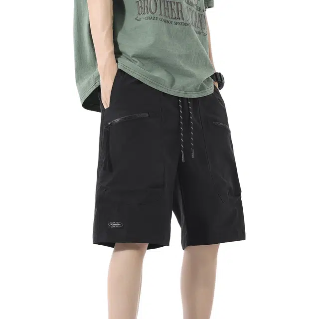 北欧攻略 多风格户外通勤百搭口袋休闲短裤 男女同款
