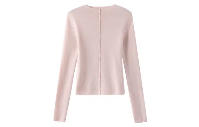 花栗鼠小姐 荃羊毛打底衫半高领修身内搭打底毛衣 女款