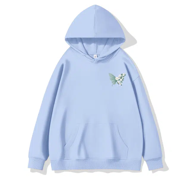 棉致 简约设计感休闲宽松柔软舒适套头连帽卫衣 男女同款