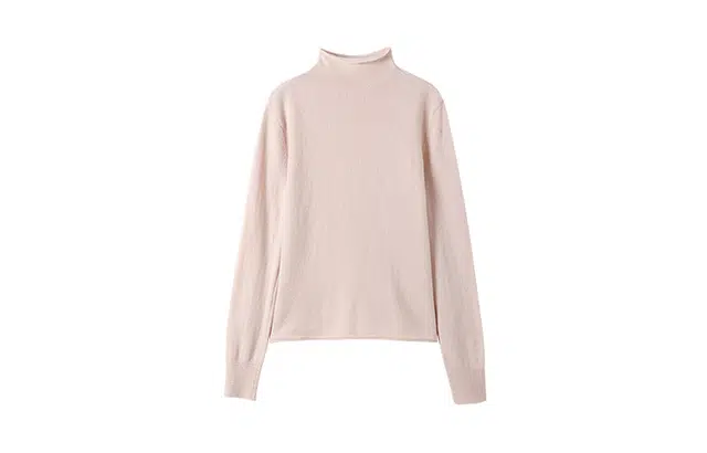 花栗鼠小姐 纯色高领套头打底休闲针织毛衣 女款