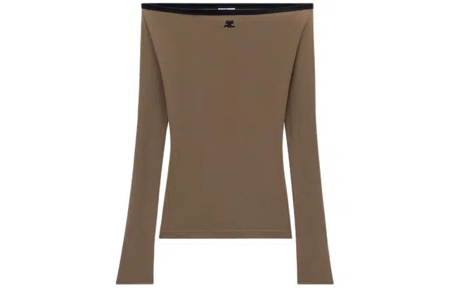 COURREGES SS24 T Camouflage Green