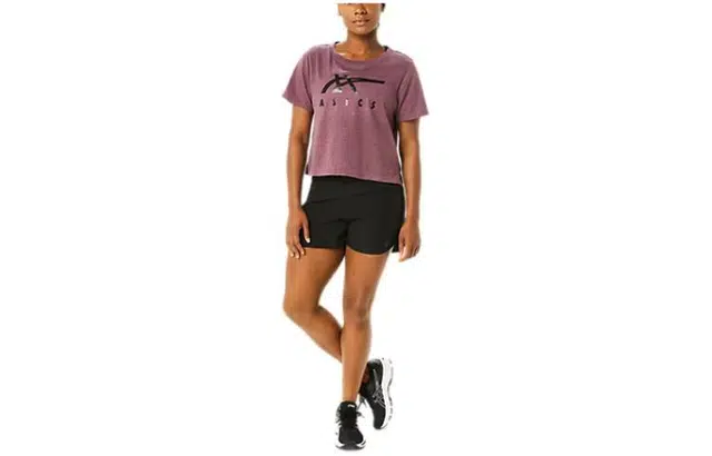 Asics Stripes Short Sleeve Boxy Tee T