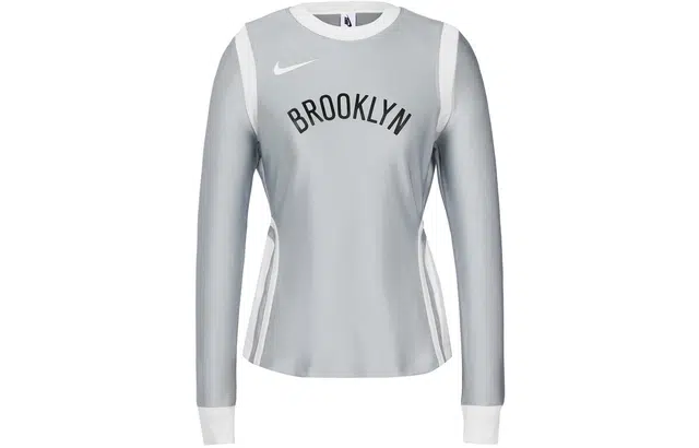 Nike x AMBUSH NBA Nets Crewneck Silver