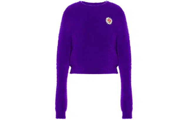 MOSCHINO Jewel Flower Soft Fabric Jumper