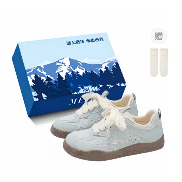 小鹿米利 百搭学生小白鞋 防滑耐磨 低帮 板鞋 女