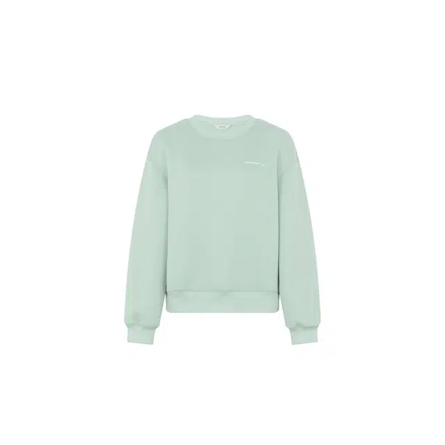 美洋 彩虹糖 薄荷曼波轻薄刺绣圆领长袖卫衣 女款